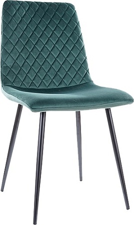 Стул Signal Irys Velvet (bluvel 78 зеленый/черный)