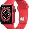 Умные часы Apple Watch Series 6 40 мм (алюминий красный/красный спортивный)