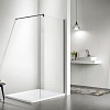 Душевая стенка Adema Реген 100 Walk-In (графит браш)