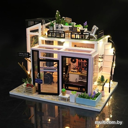 Румбокс Hobby Day DIY Mini House Студия звукозаписи (M903)