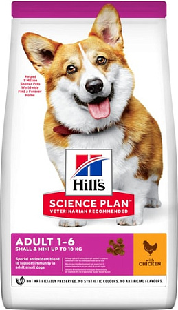 Сухой корм для собак Hill's Science Plan Small & Mini Adult Chicken 6 кг