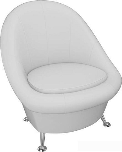 Интерьерное кресло Mebelico 252 28240 (экокожа, белый)
