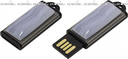 USB Flash Iconik Голубой агат 16GB [MTFS-AGATB-16GB]