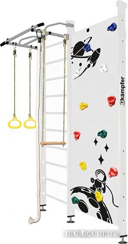 Детский спортивный комплекс Kampfer Jungle Ceiling Boy (стандарт, жемчужный/белый антик)