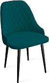 Стул Трия Гранд К1К (черный муар/велюр Confetti Izumrud)