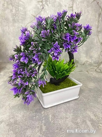 Искусственное растение Merry Bear Home Decor Бонсай Мини EGB3121004 (сиреневый)