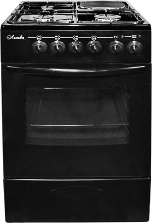 Кухонная плита Лысьва ЭГ 1/3г01 МС-2у (стеклянная крышка, черный)