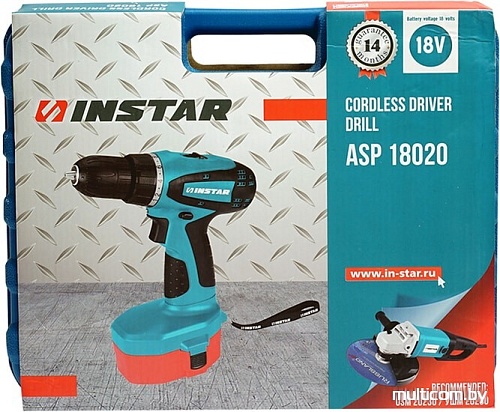 Дрель-шуруповерт Инстар АШП 18020 (с 2-мя АКБ)