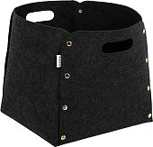 Корзина Qwerty 66532 (темно-серый)