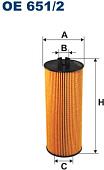 Масляный фильтр Filtron OE 651/2
