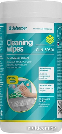 Влажные салфетки Defender CLN 30320 Optima (100 шт)