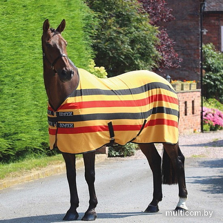 Попона для животных Shires Tempest Original Newmarket 125 (желтый/черный/красный)