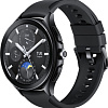 Умные часы Xiaomi Watch 2 Pro (черный, с черным силиконовым ремешком, международная версия)
