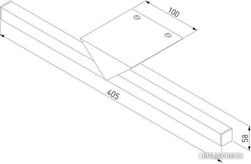 Бра Elektrostandard Delta Led 40115 LED (белый)