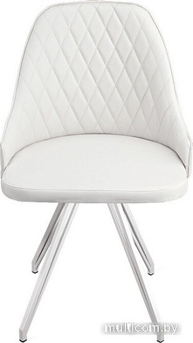 Стул Трия Гранд К4 (белый матовый/велюр Confetti Blue)