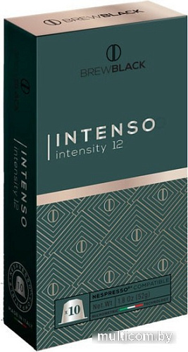 Кофе в капсулах BrewBlack Intenso 10 шт