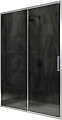 Душевая дверь MaybahGlass 195x150 MGD-1289-5 (графит матовый стекло/хром матовый)