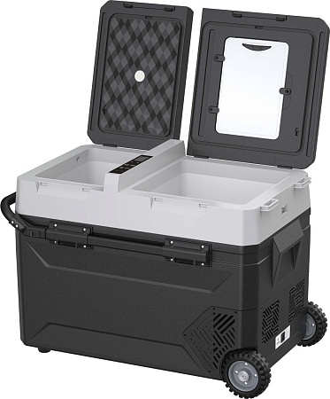 Компрессорный автохолодильник Flymore J57 57л (черный/серый)