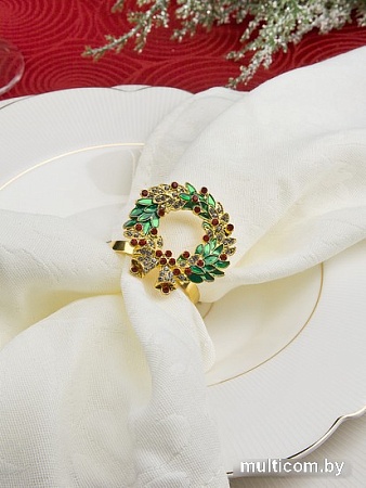 Кольцо для салфеток Nouvelle Рождественский венок N9903664-Н4