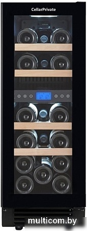 Винный шкаф Cellar Private CP017-2TBH со скрытой ручкой