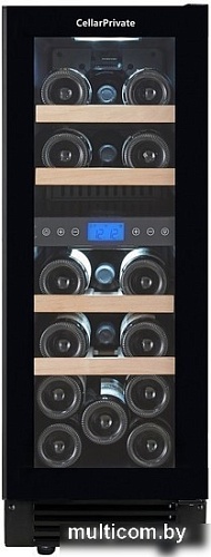 Винный шкаф Cellar Private CP017-2TBH со скрытой ручкой