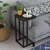 Журнальный столик LoftyHome Мальборк 6 Графит (черный)