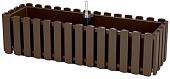 Вазон Prosperplast Boardee Fencycase W DDEF600W-R222 (коричневый)