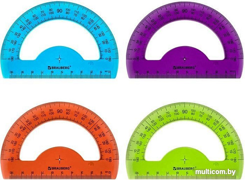 Транспортир BRAUBERG Fruity 210768