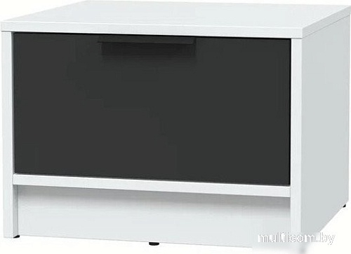 Комоды, тумбы Интерлиния Концепт КТ-ТК1-35 (антрацит/белый платинум)