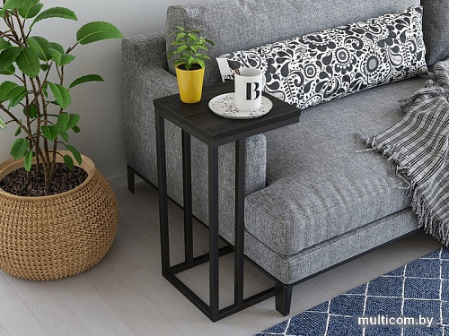 Журнальный столик LoftyHome Мальборк 6 Графит (черный)