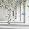 Виниловые обои Citydecor Flower Tunnel 3D 1 500x260