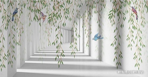 Виниловые обои Citydecor Flower Tunnel 3D 1 500x260