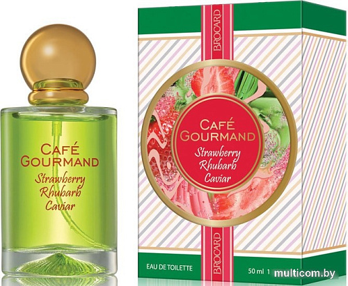 Brocard Cafe gourmand. strawberry rhubarb caviar EdT (50 мл)