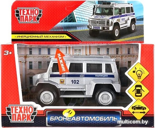 Внедорожник Технопарк Бронеавтомобиль Полиция FY6055-12SLPOL-SR