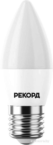 Светодиодная лампочка Рекорд LED B37 7W Е27 3000К