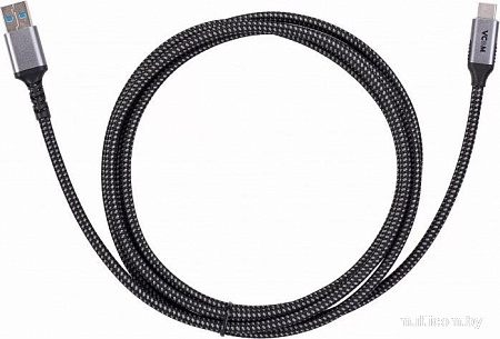 Кабель VCOM CU401M-2M USB 2 Type-A - USB 3.2 Gen2 Type-C (2 м, черный)