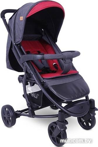 Коляска прогулочная «книга» Lorelli S300 2019 (красный)