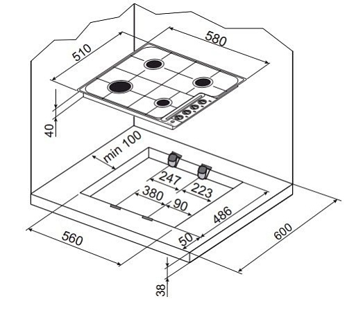 Варочная панель Hansa BHGA62079
