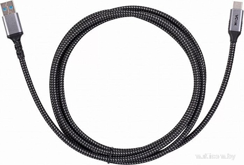 Кабель VCOM CU401M-2M USB 2 Type-A - USB 3.2 Gen2 Type-C (2 м, черный)