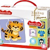 Мозаика/пазл Baby Toys Зверята 02501