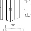 Душевой уголок Grossman Galaxy GR-3110R 110x80