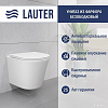 Унитаз подвесной Lauter Longer 2110822 + TECE Kit 9400412 с кнопкой (хром)