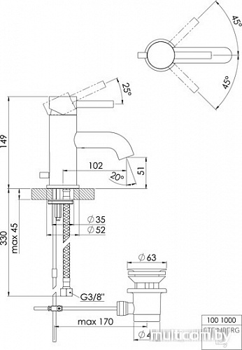 Смеситель Steinberg 100 1000