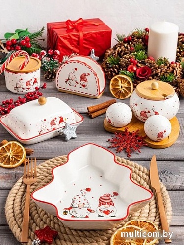 Сахарница Elan Gallery Веселые гномики 540634