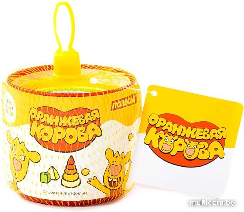 Пирамидка Полесье Занимательная пирамидка. Оранжевая корова 84422