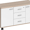 Комод Norden С 3 ящиками и замком SG.621.OL.WH (дуб светлый/белый)