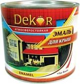 Эмаль Dekor для крыш (красный/коричневый, 6 кг)