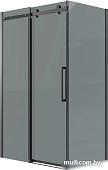 Душевой уголок Grossman Classic 110x80x195 120.K33.04.1180.21.10 (черный матовый/тонированное стекло)