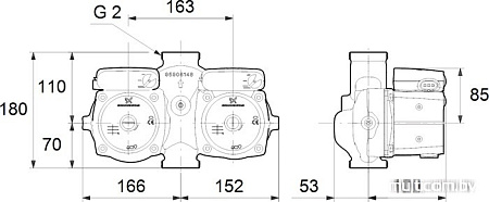 Насос Grundfos UPSD 32-80 180