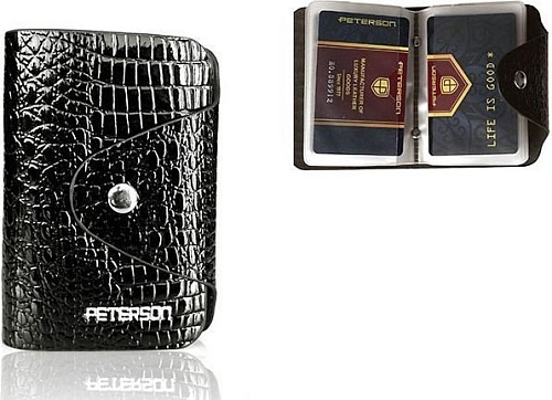 Визитница Peterson CR-101-BLACK (черный)